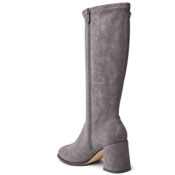 Botas altas de mujer color gris | Carmina Jhilton