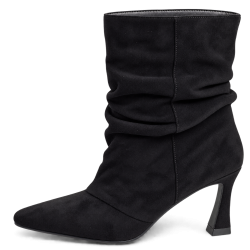Botines de mujer en microfibra color negro | Carmina Jhilton