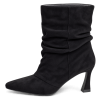 Botines de mujer en microfibra color negro | Carmina Jhilton