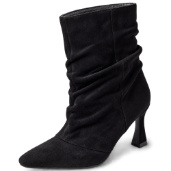 Botines de mujer en microfibra color negro | Carmina Jhilton