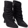 Botines de mujer en microfibra color negro | Carmina Jhilton