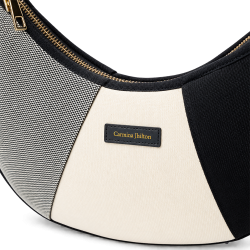 Bolso de mujer en tejido color beige | Carmina Jhilton