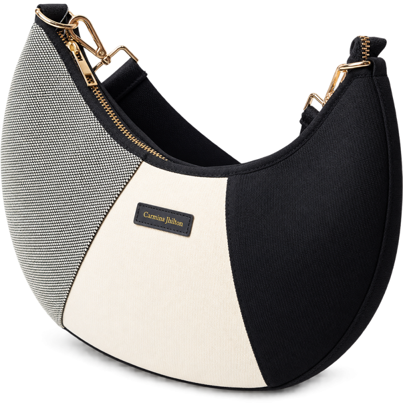 Bolso de mujer en tejido color beige | Carmina Jhilton