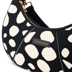 Bolso de mujer en tejido color topos | Carmina Jhilton